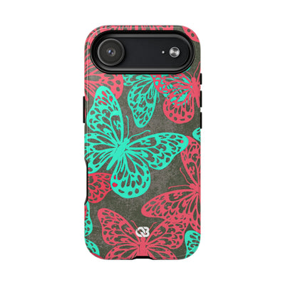 Electric Papillon · Tough 2.0 Magnetic Phone Case for iPhone · Pink