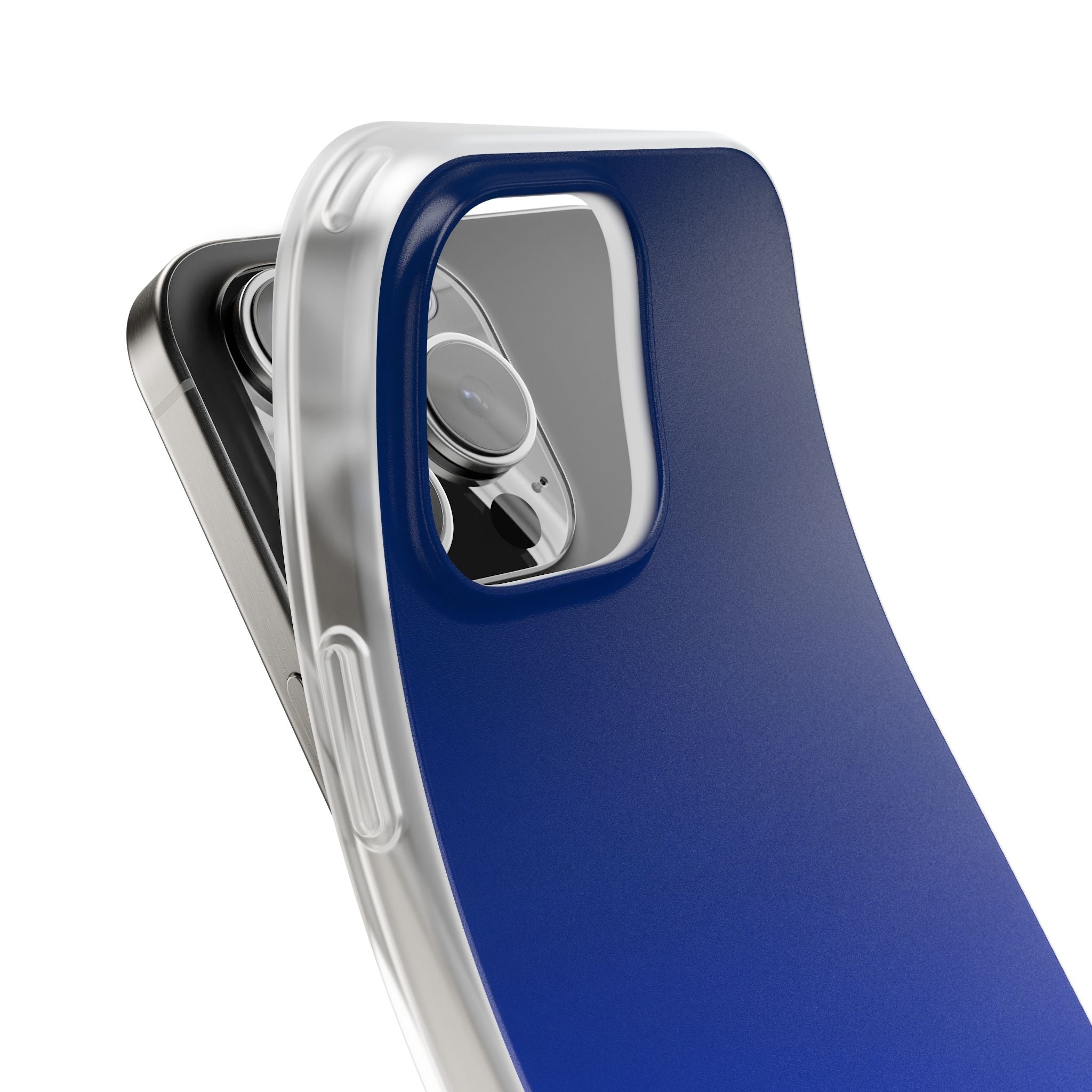 Blue Lite Phone Case for iPhone - Cobalt Depth Shift