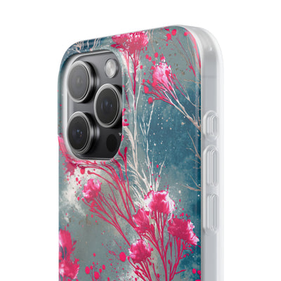 Cyber Blossom · Lite Phone Case for iPhone ·  Teal