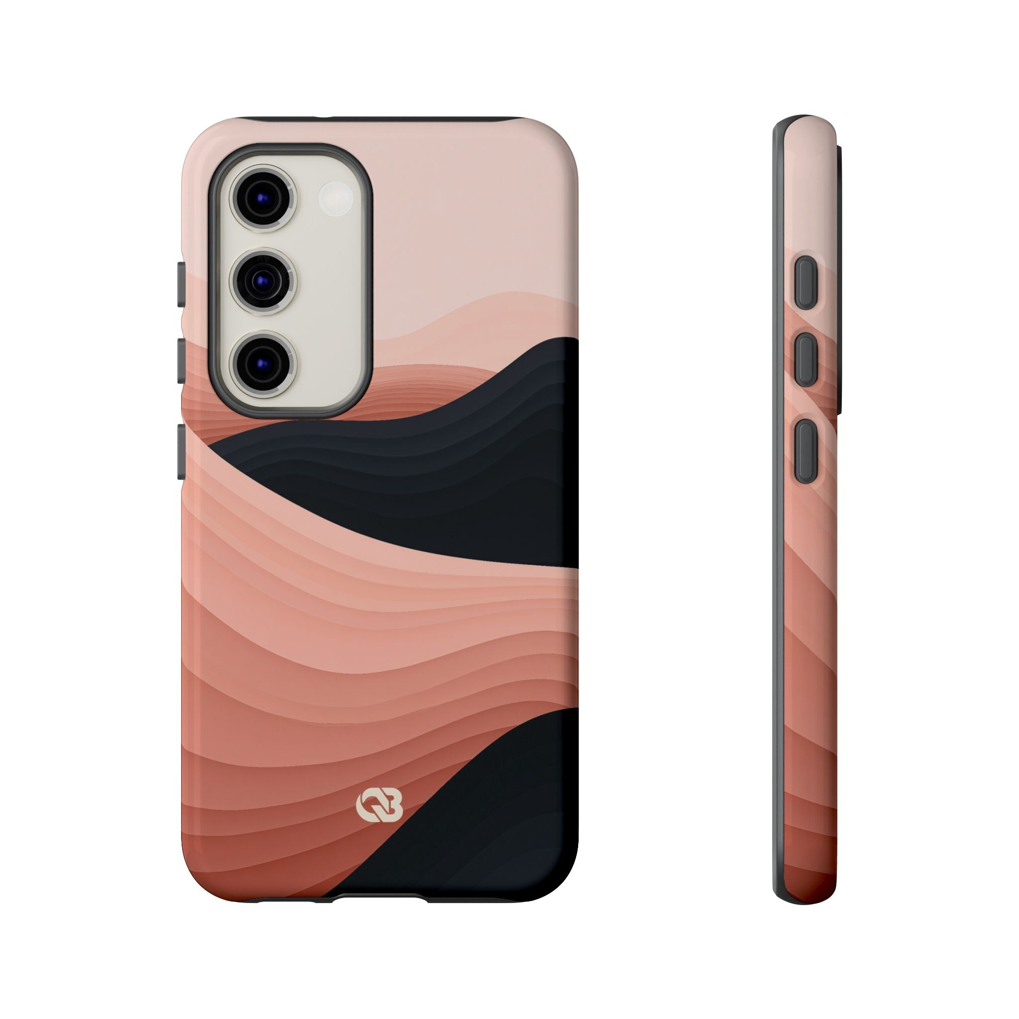 Pink Tough Phone Case for Samsung - Dune Shadow Layers