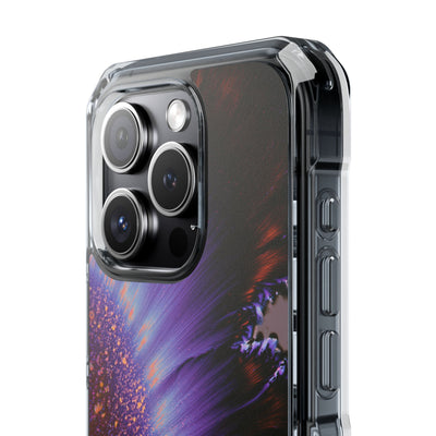 Ethereal Corona · Clear Impact Magnetic Phone Case for iPhone · Purple