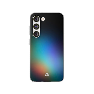 Black Lite Phone Case for Samsung - Electric Prism Grain