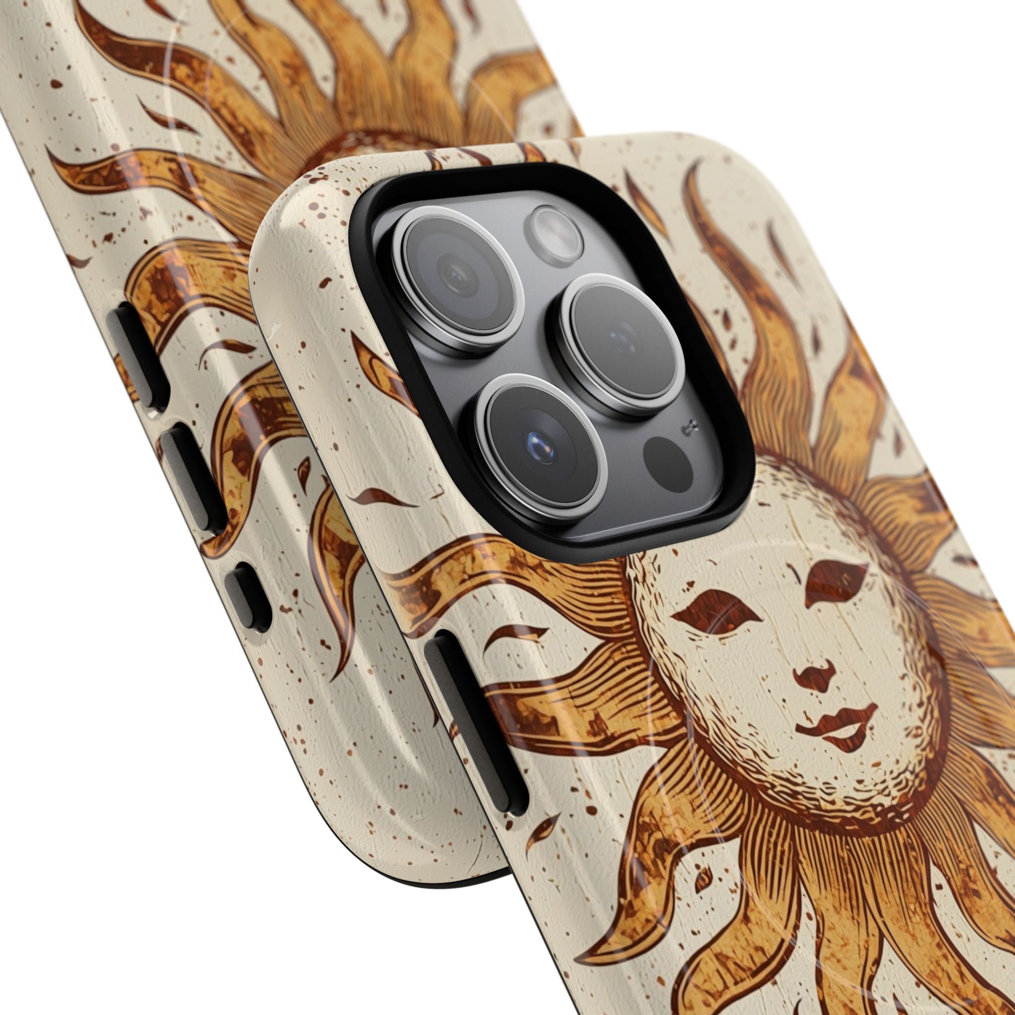 Rustic Solar Mask · Tough+ Phone Case for iPhone · Magsafe