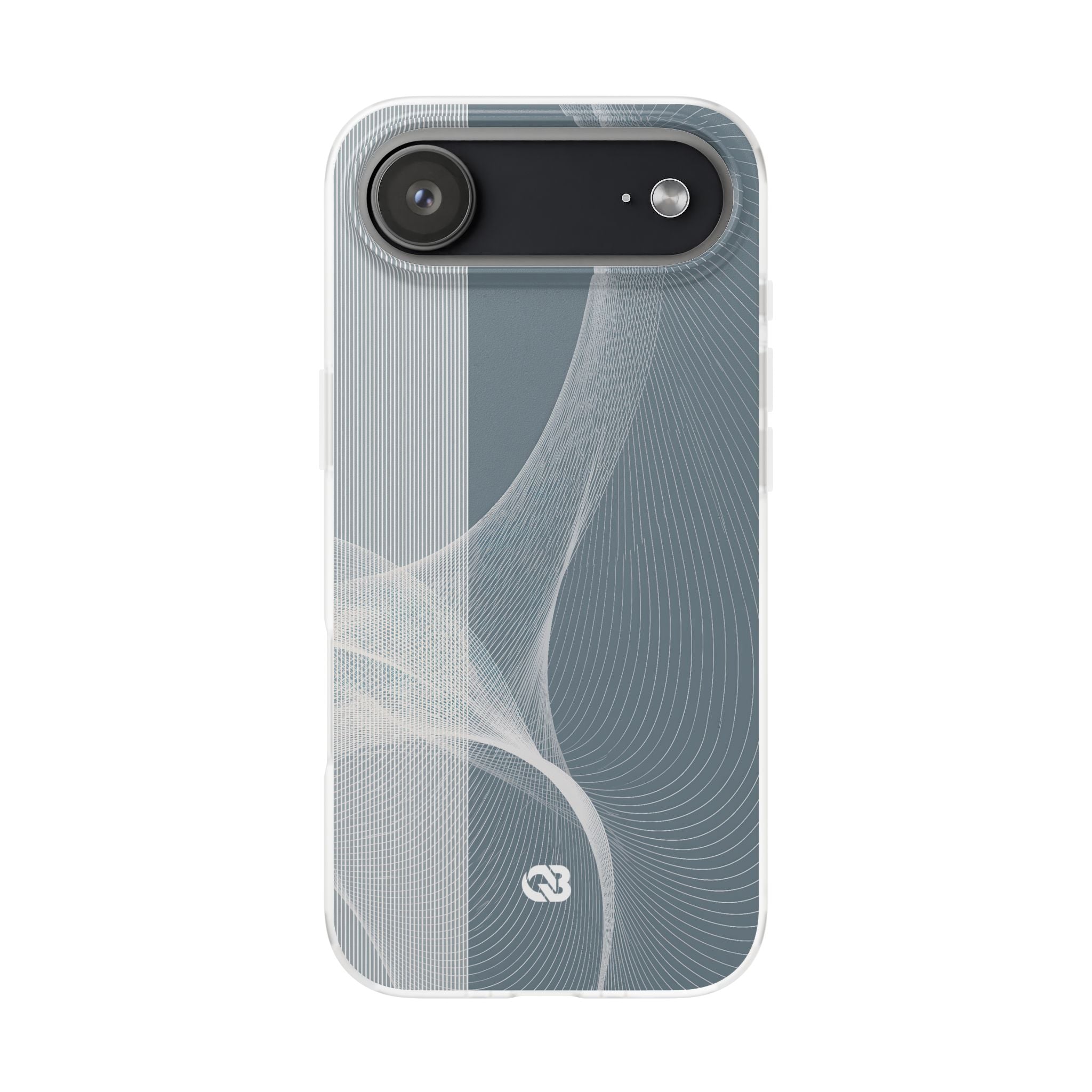 Grey Lite Phone Case for iPhone - Slate Mesh Horizon