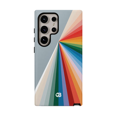 Grey Tough Phone Case for Samsung - Slate Prism Burst