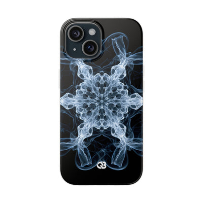Blue Lite Phone Case for iPhone - Glacial Smoke Crown
