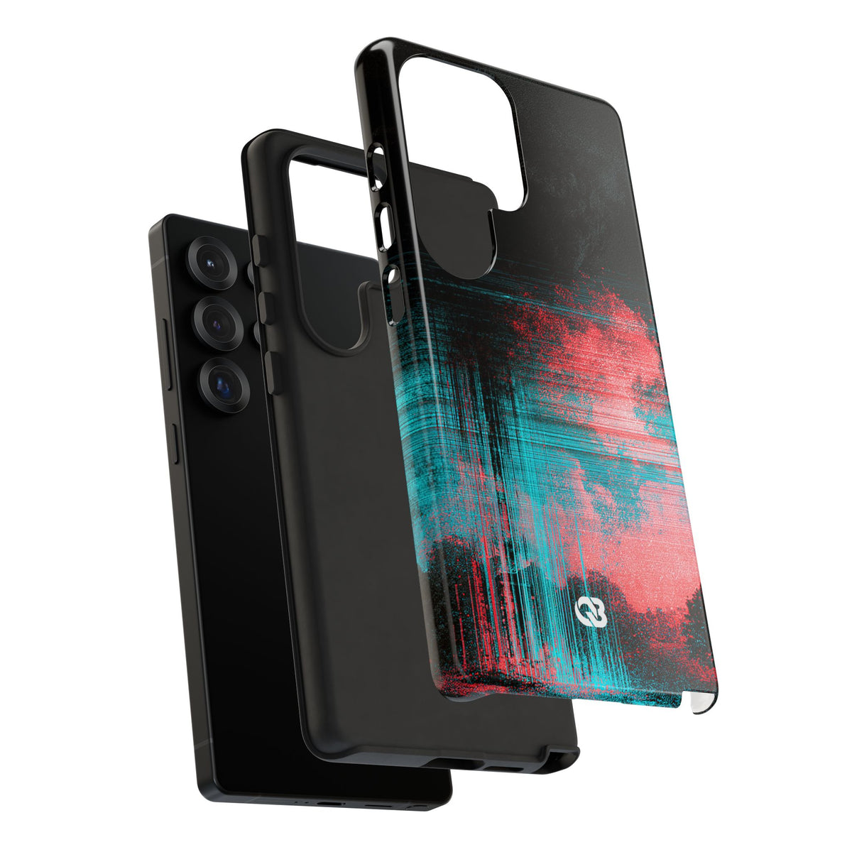 Digital Signal Drift · Tough Phone Case for Samsung · Black