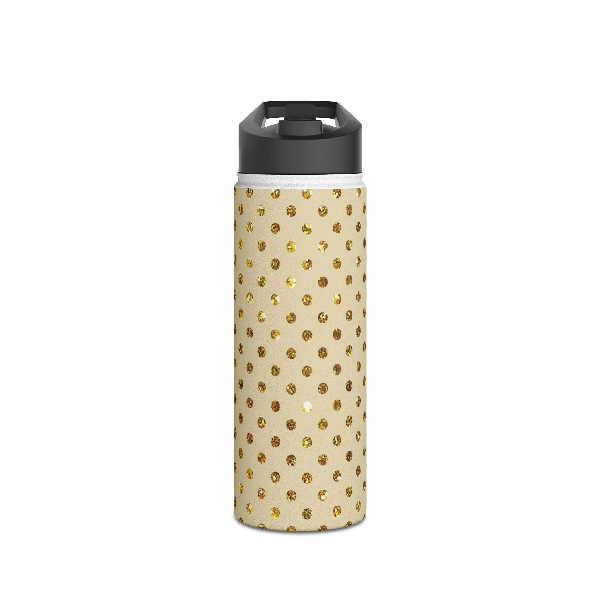 Golden Sparkle - Stainless Steel Water Bottle