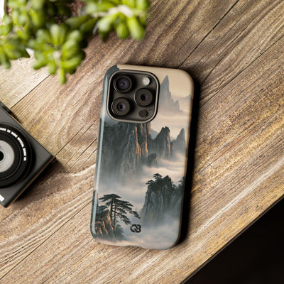 Sacred Mountain Mist · Tough Phone Case for iPhone · Beige