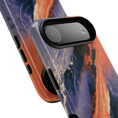 Solar Aura Drift · Tough 2.0 Magnetic Phone Case for iPhone · Orange