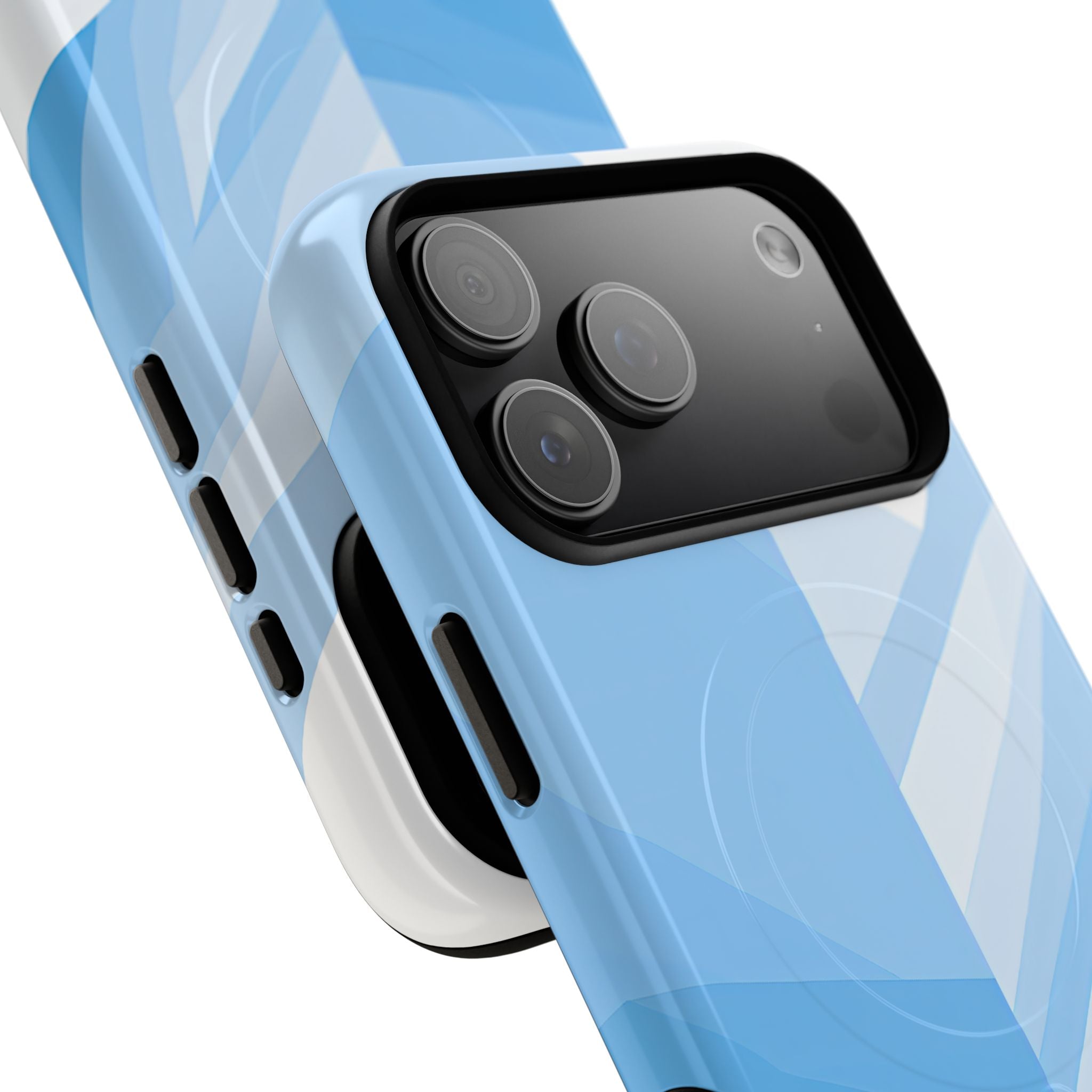 Blue Tough 2.0 Magsafe Phone Case for iPhone - Arctic Glacial Ridge