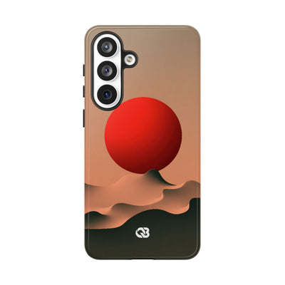 Crimson Sol Ridge · Tough Phone Case for Samsung · Red