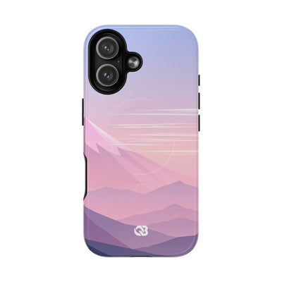 Purple Tough 2.0 Magsafe Phone Case for iPhone - Lavender Alpine Dawn
