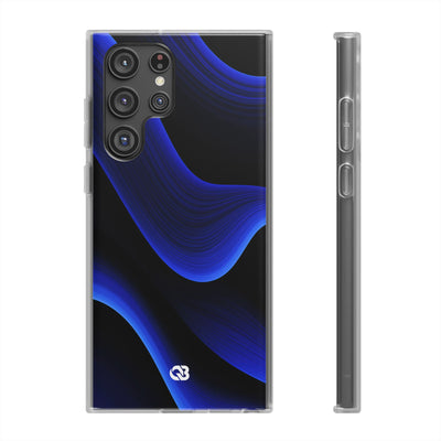 Blue Lite Phone Case for Samsung - Electric Cobalt Flow