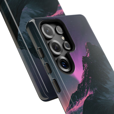 Arctic Aurora Summit · Tough Phone Case for Samsung · Black