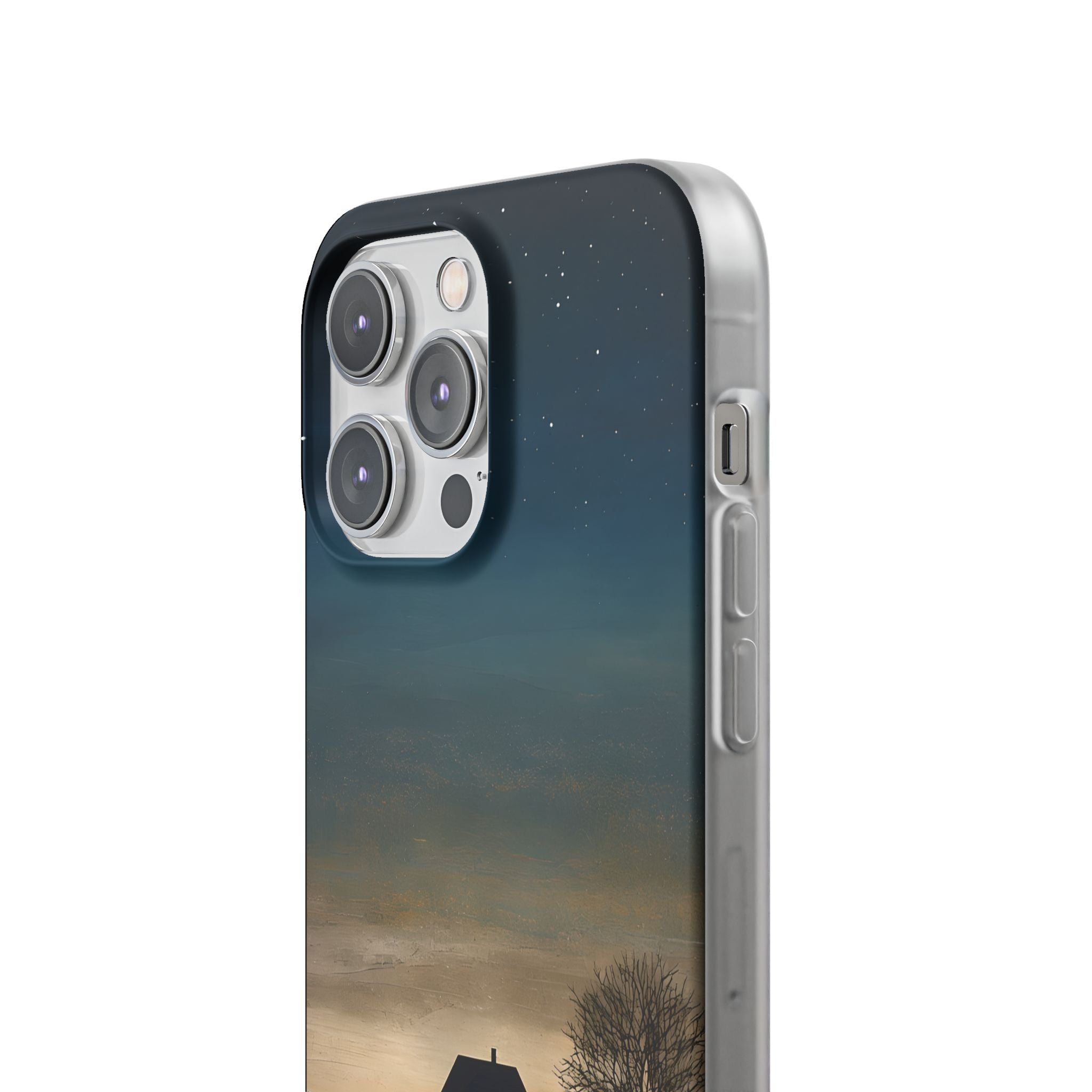 Midnight Cabin Glow · Soft Phone Case for iPhone