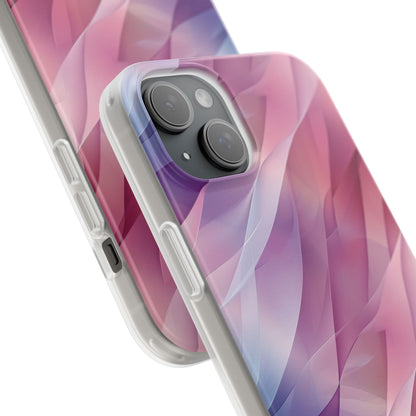 Pink Wave iPhone 15 Plus Cover - Blød