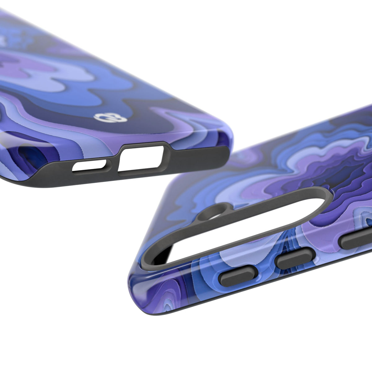 Periwinkle Strata Bloom · Tough Phone Case for Samsung · Purple