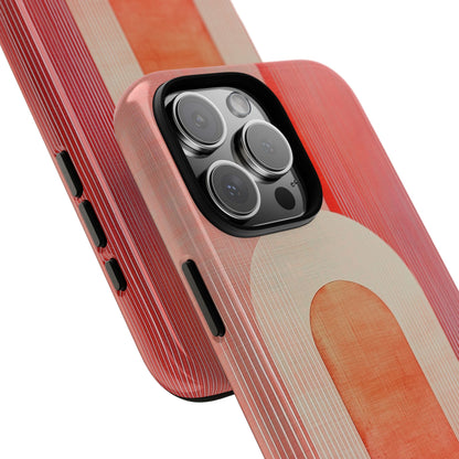 Crimson Arches iPhone 16 Pro Max Cover - Tough