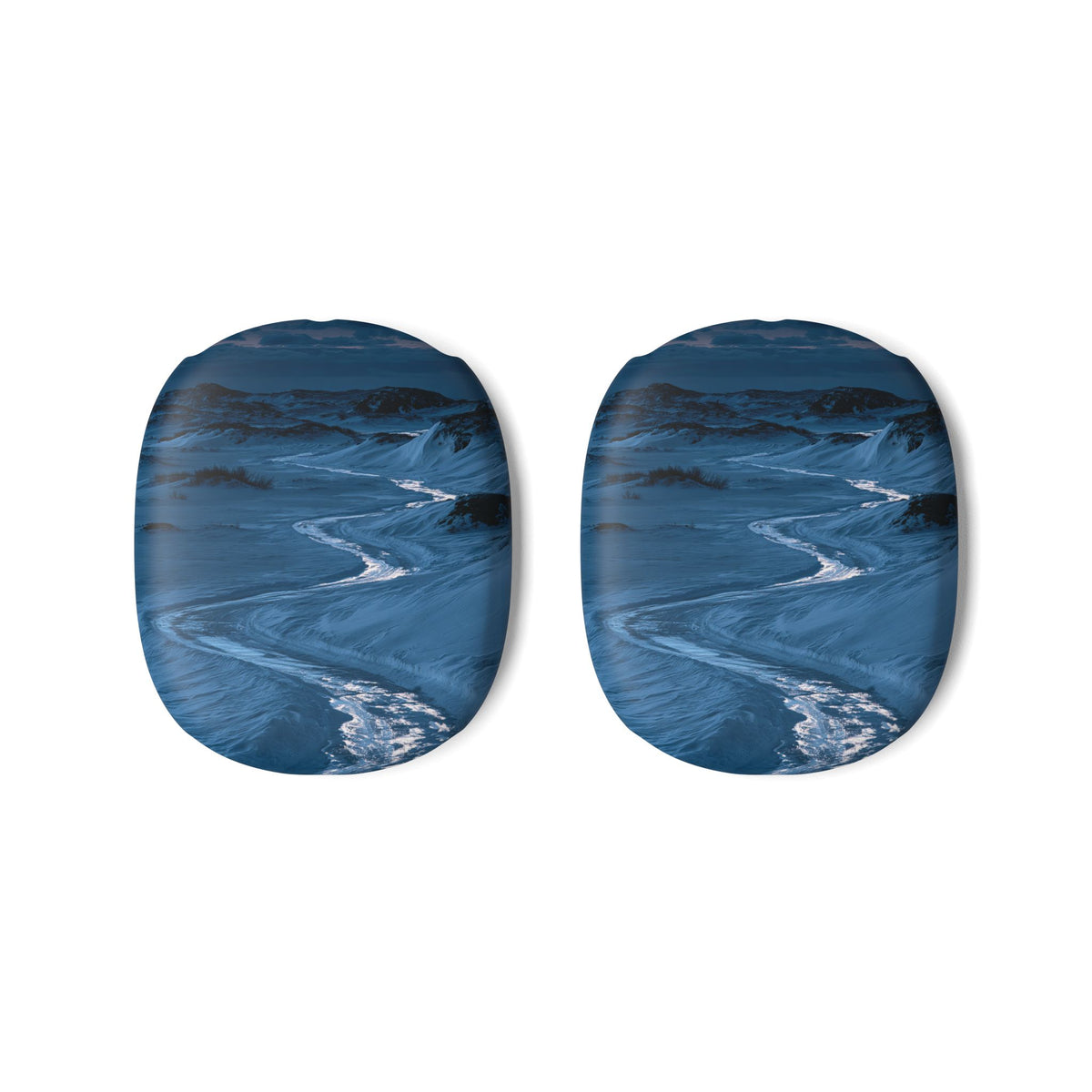 Arctic Moon Drift · Hard Case for AirPods Max · Blue