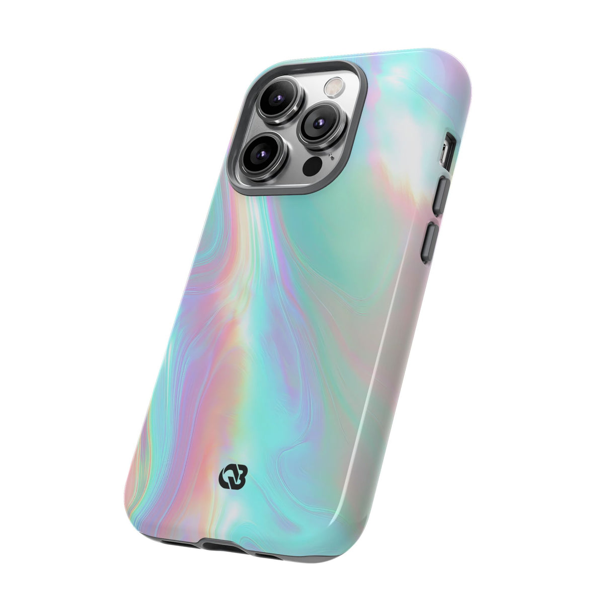 Prismatic Liquid Light · Tough Phone Case for iPhone · Teal