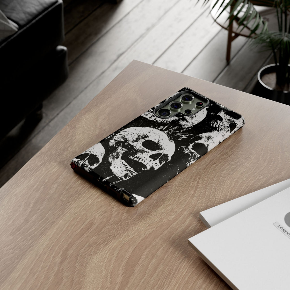 Punk Skull Riot · Tough Phone Case for Samsung · Black