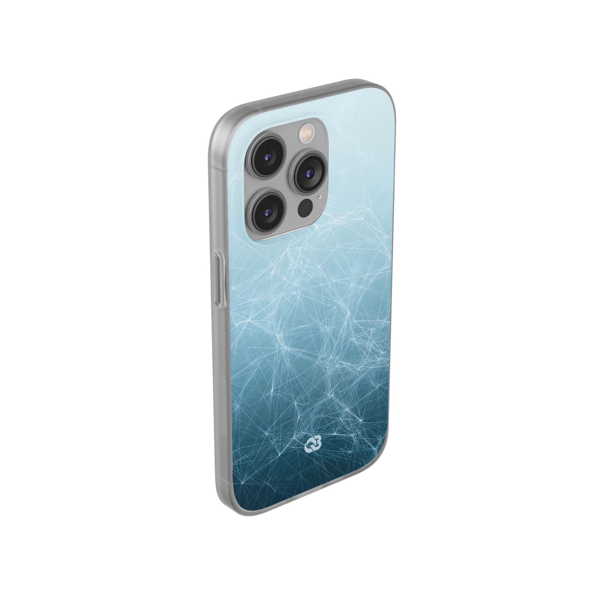 Teal Lite Phone Case for iPhone - Arctic Digital Nexus