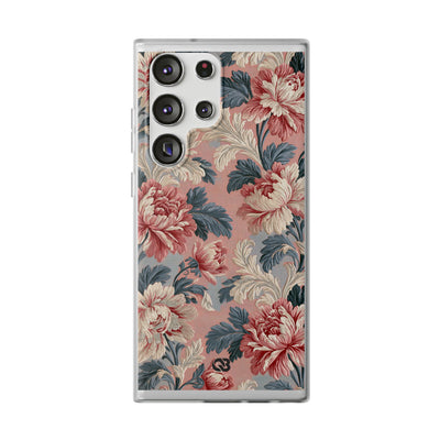 Blush Peony Jacquard · Lite Phone Case for Samsung · Pink