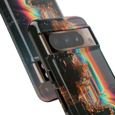 Prismatic Circuit · Tough Phone Case for Pixel ·  Black