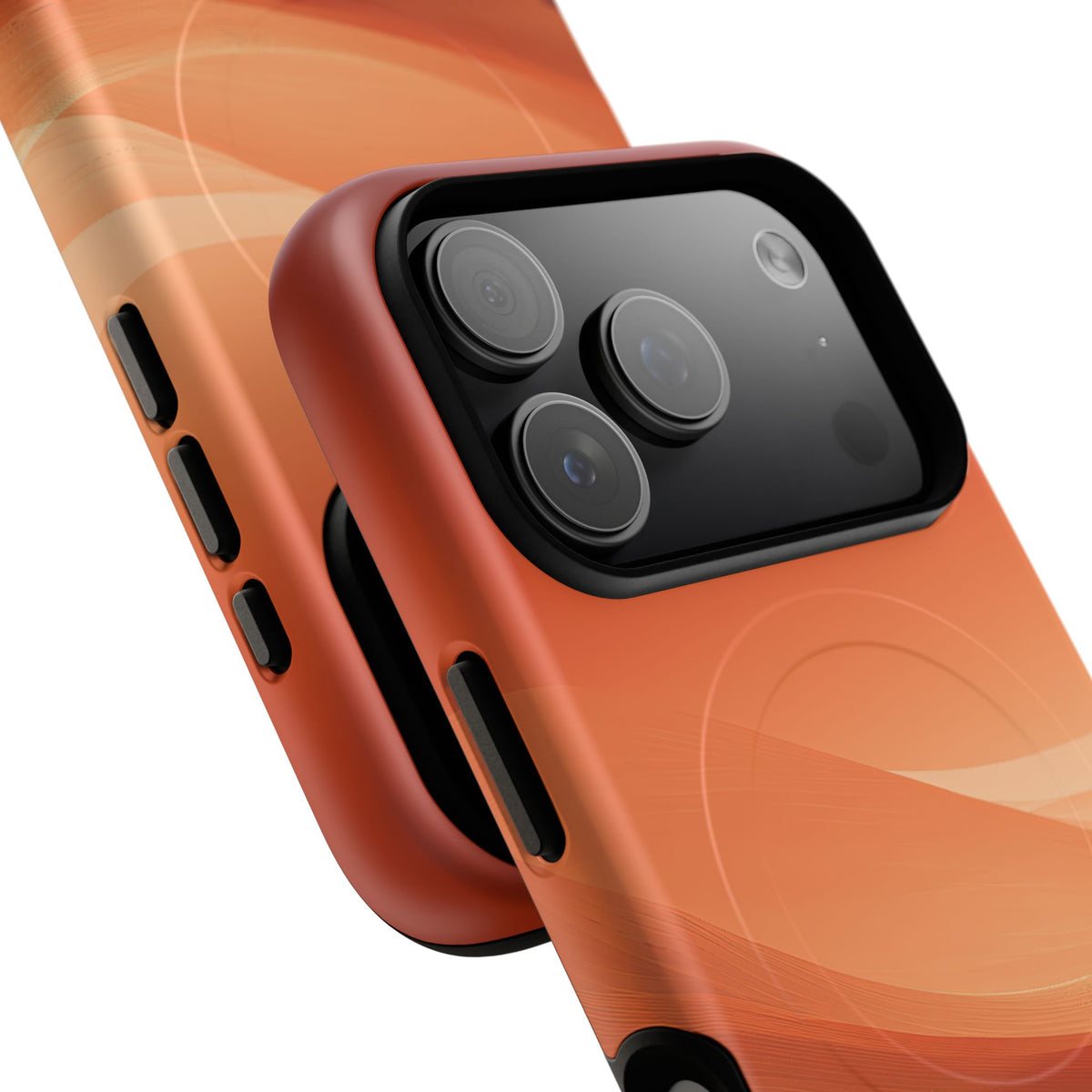 Orange Tough 2.0 Magnetic Phone Case for iPhone - Crimson Dune Gradient