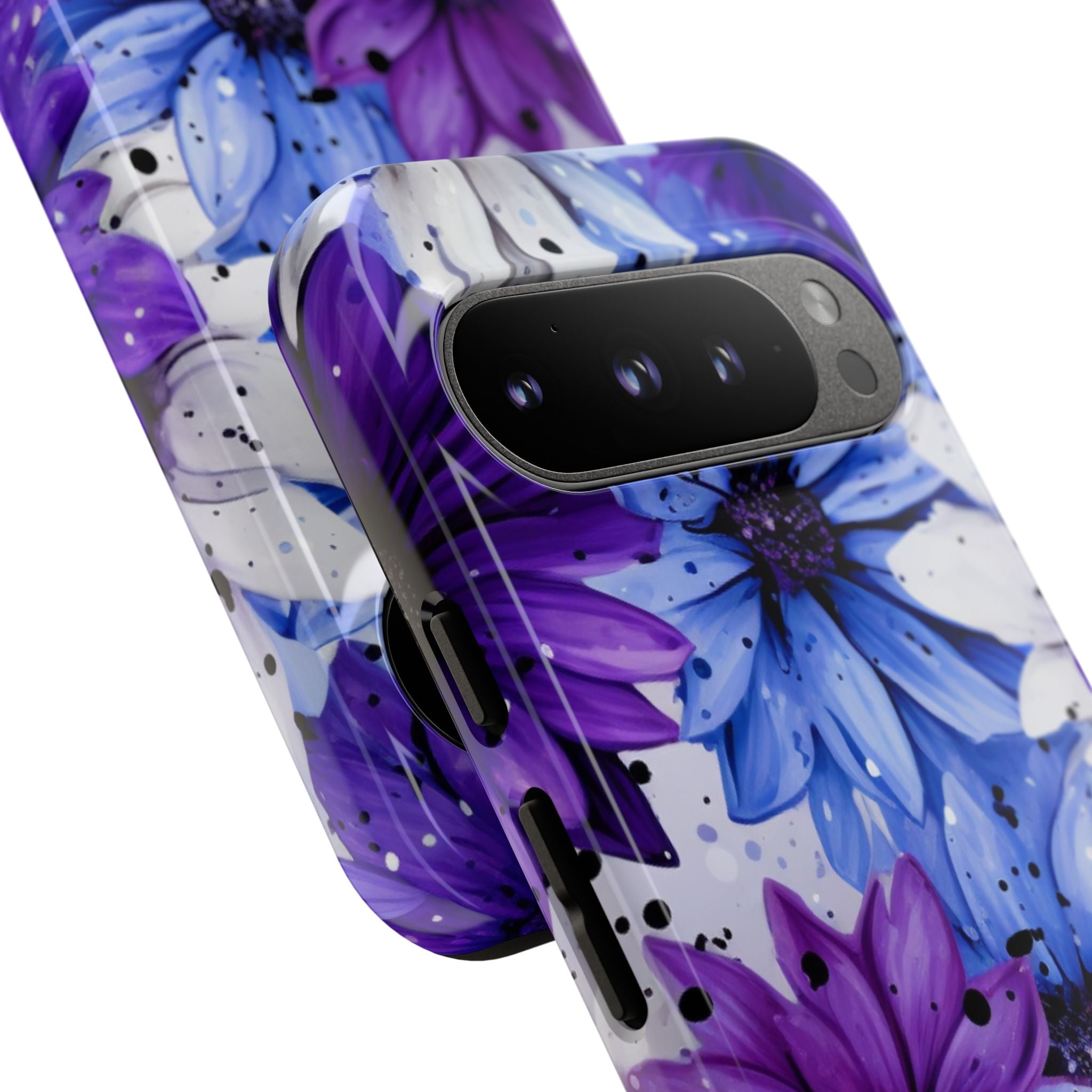 Ink Splatter Blooms · Tough Phone Case for Google Pixel