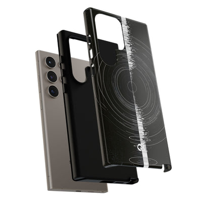 Black Tough Phone Case for Samsung - Obsidian Orbital Signal