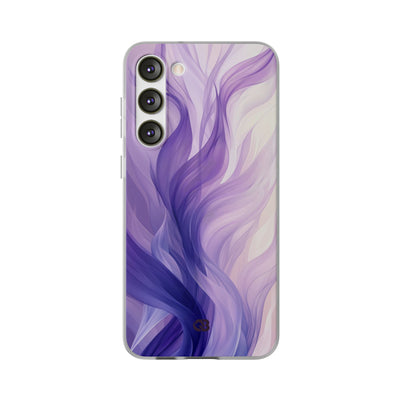 Amethyst Silk Waves · Soft Phone Case for Samsung