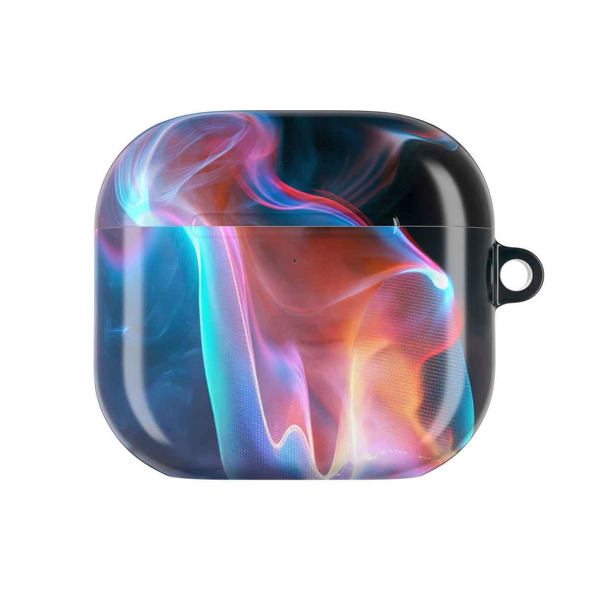 Neon Waveform · Hard Case for AirPods & AirPods Pro · Black