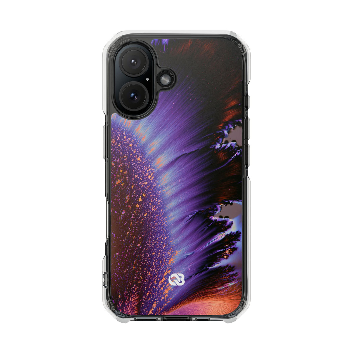 Ethereal Corona · Clear Impact Magnetic Phone Case for iPhone · Purple