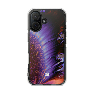 Ethereal Corona · Clear Impact Magnetic Phone Case for iPhone · Purple