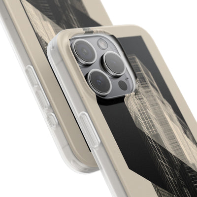 Beige Lite Phone Case for iPhone - Monolith Urban Grid