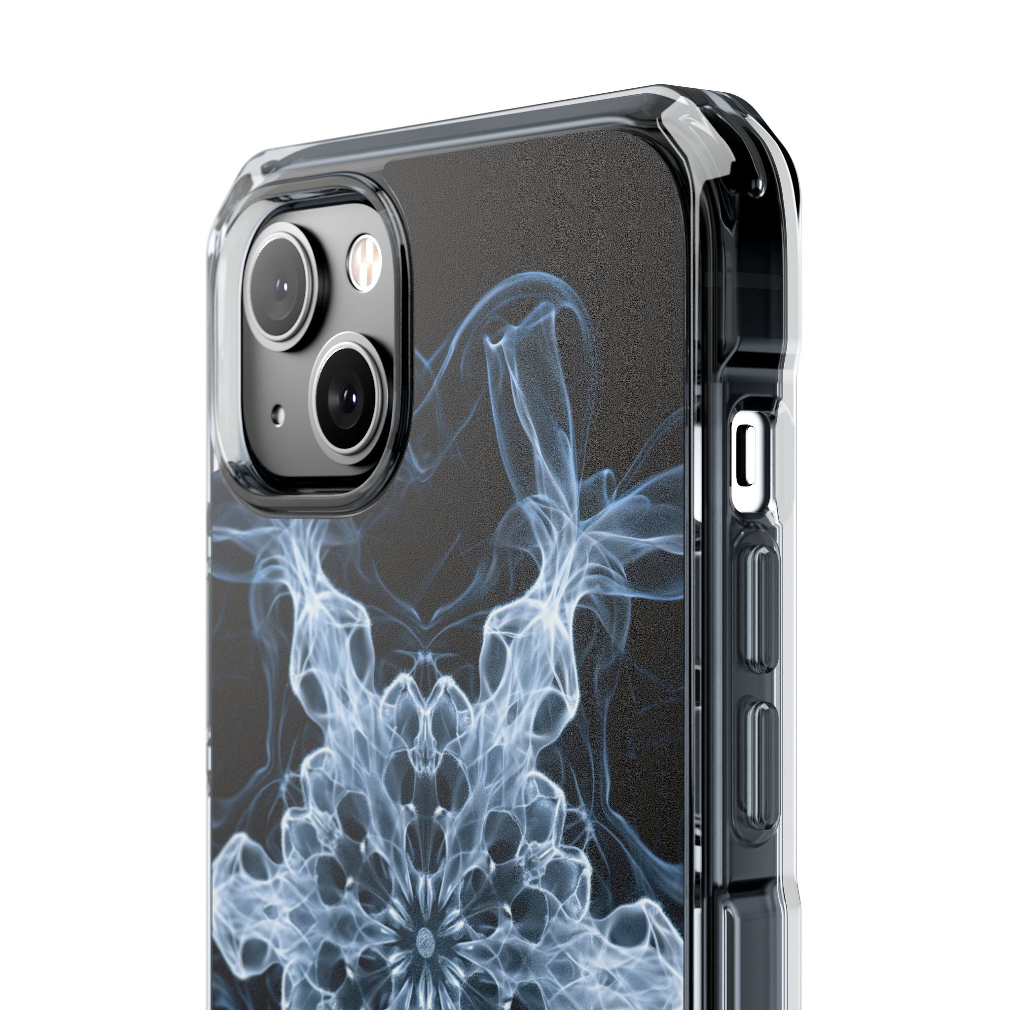 Blue Impact MagSafe Phone Case for iPhone - Glacial Smoke Crown