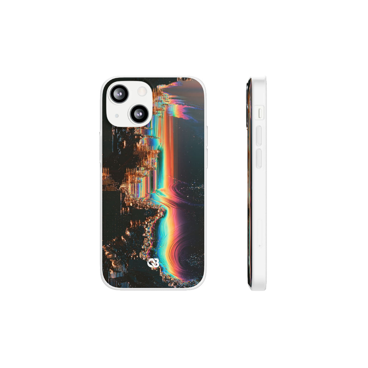 Prismatic Circuit · Lite Phone Case for iPhone ·  Black