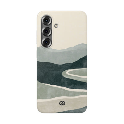 Green Lite Phone Case for Samsung - Misty Sage Valley