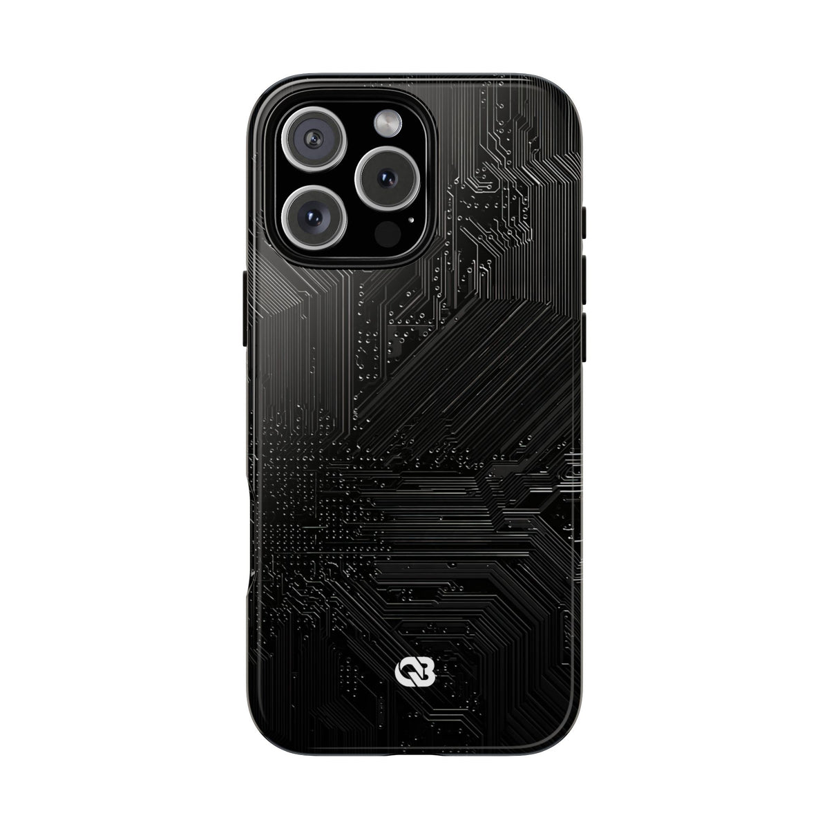Obsidian Circuitry · Tough Phone Case for iPhone · Black