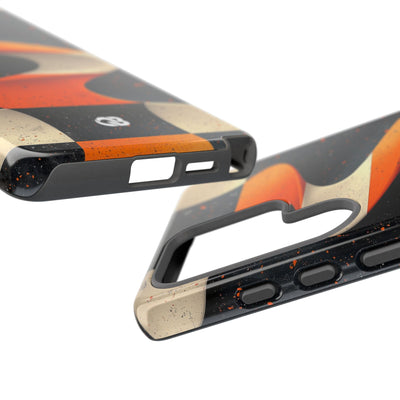 Orange Grit Twist · Tough Phone Case for Samsung