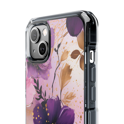 Gilded Violet Bloom · Impact Custodia per iPhone · Magsafe