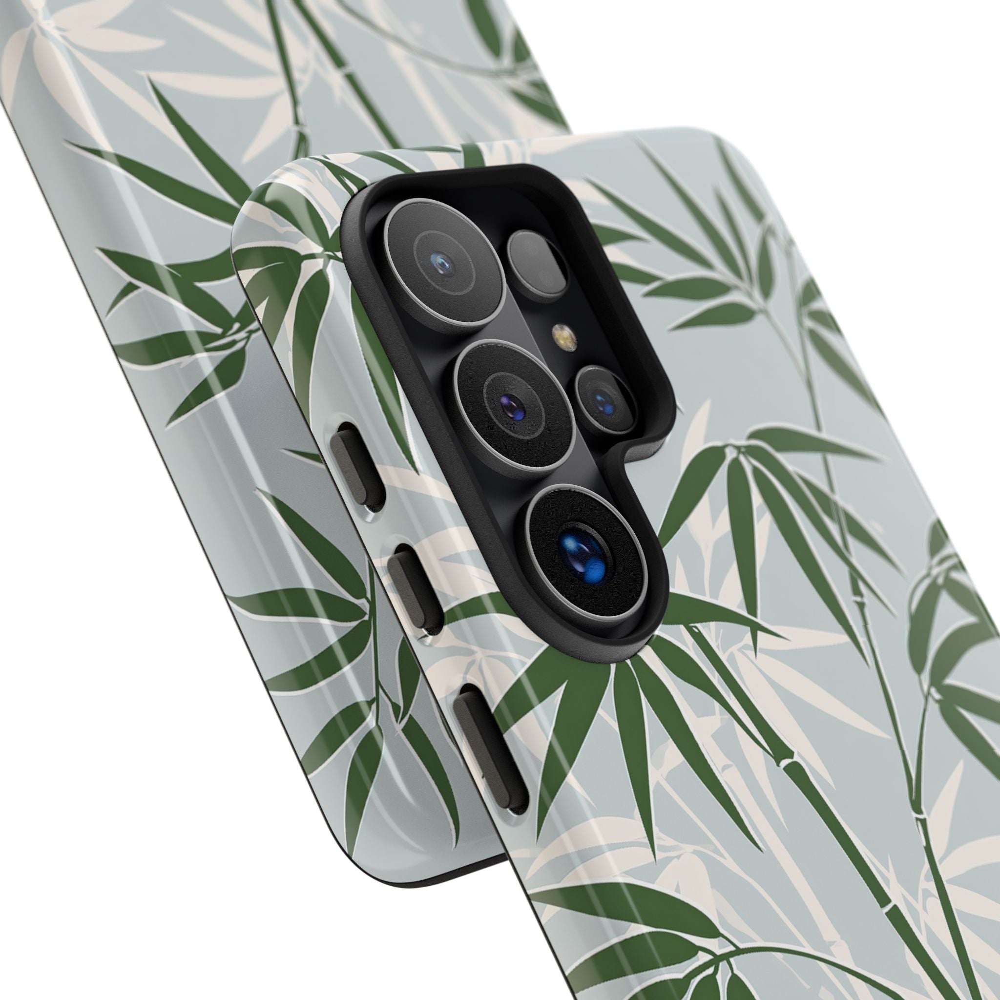 Green Tough Phone Case for Samsung - Kyoto Bamboo Canopy