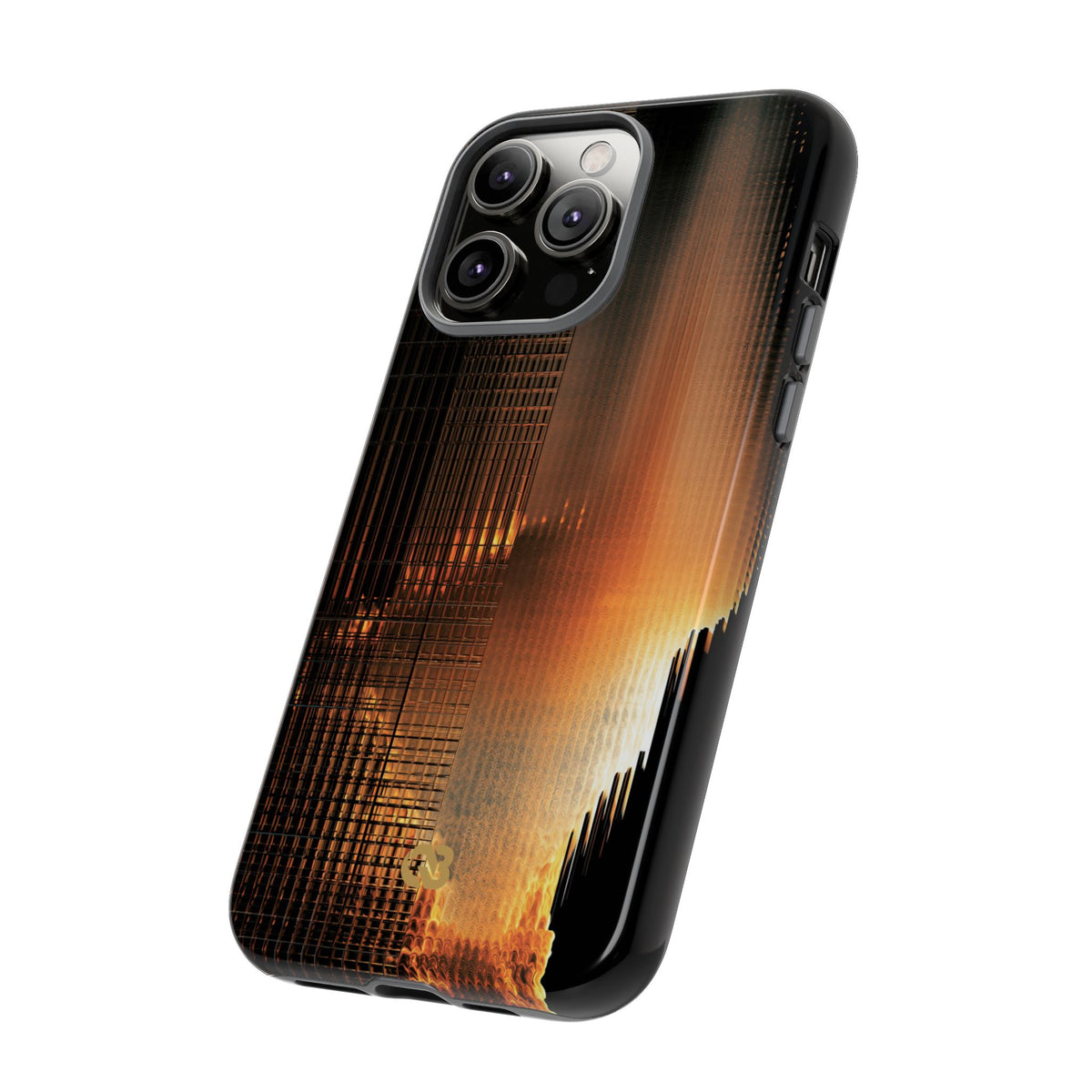 Luminous Grid · Tough Phone Case for iPhone · Black