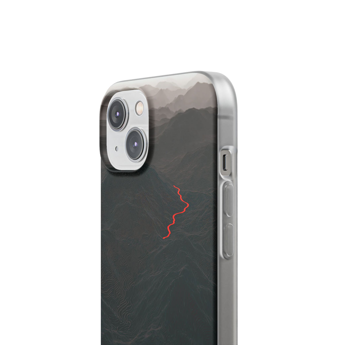Crimson Ridge Pass · Lite Phone Case for iPhone ·  Black