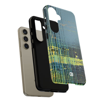 Acid Raster Circuit · Tough Phone Case for Samsung · Teal