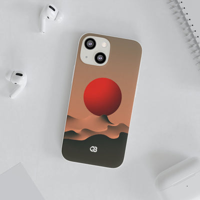 Crimson Sol Ridge · Lite Phone Case for iPhone ·  Red