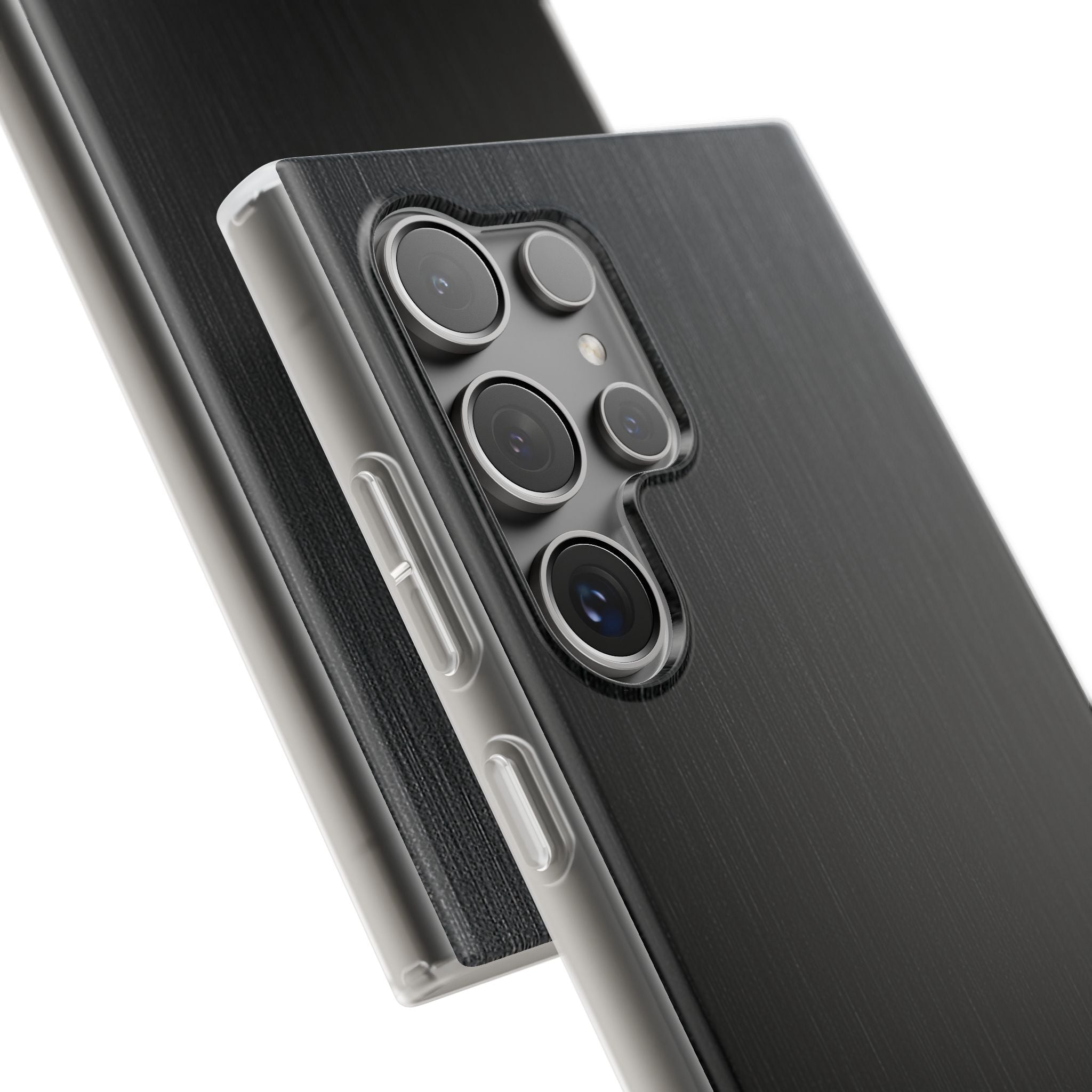 Black Lite Phone Case for Samsung - Brushed Obsidian Slate