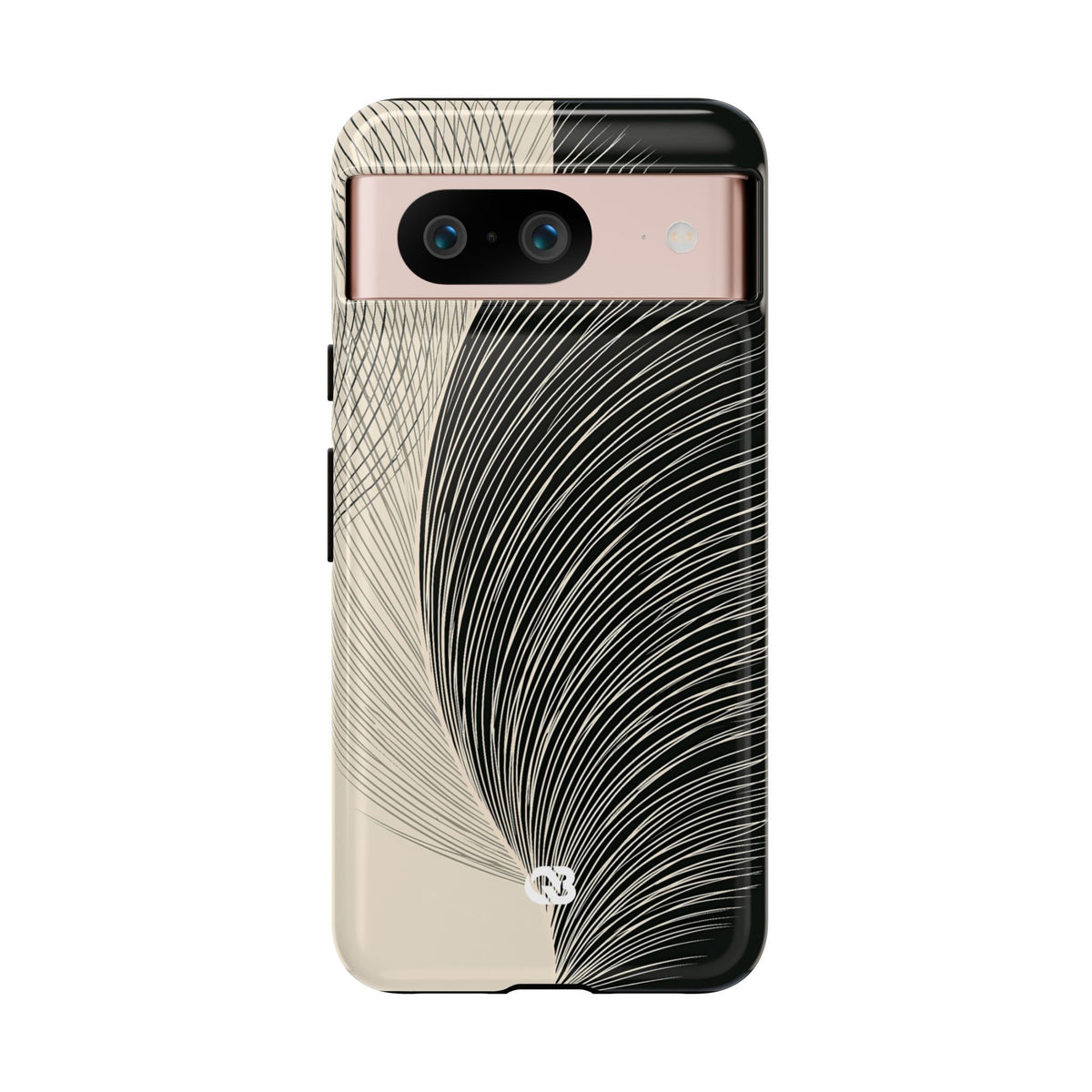 Minimal Frond Study · Tough Phone Case for Pixel ·  Black